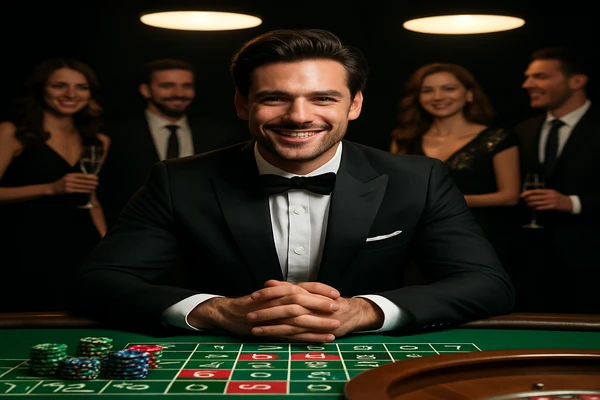 নিয়ন আলোয় সজ্জিত একটি আধুনিক 222bet app গেমিং প্ল্যাটফর্মে নান্দনিক উপস্থাপনা